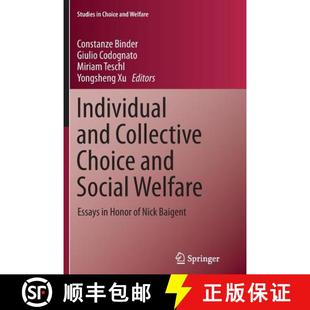 4周达 Collective and Social Honor Nick Individual Essays Welfare 9783662522677 Baigent Choice