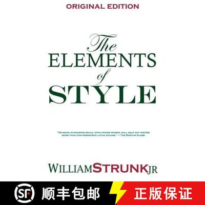 【3-4周达】The Elements of Style [9781940177038]