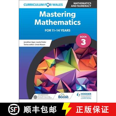 【3-4周达】Curriculum for Wales: Mastering Mathematics for 11-14 years: Book 3 [9781398344471]