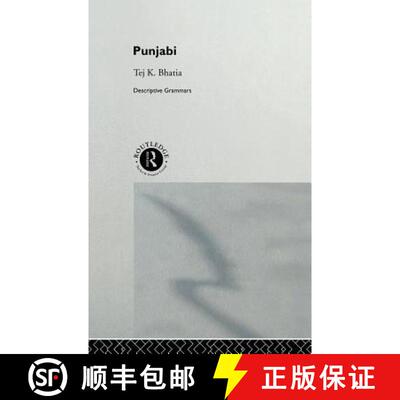 【3-4周达】精装 Punjabi: A cognitive-descriptive grammar [9780415003209]