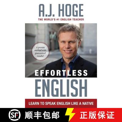 现货 轻松学英语 Effortless English: Learn to Speak English Like a Native [9781942250005]