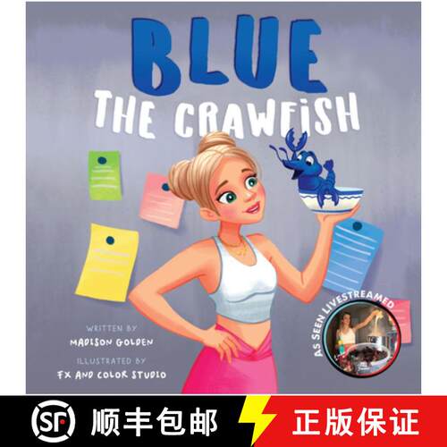 【3-4周达】精装 Blue the Crawfish [9781455628759]