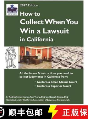 预订 How to Collect When You Win a Lawsuit in California [9780997067736]