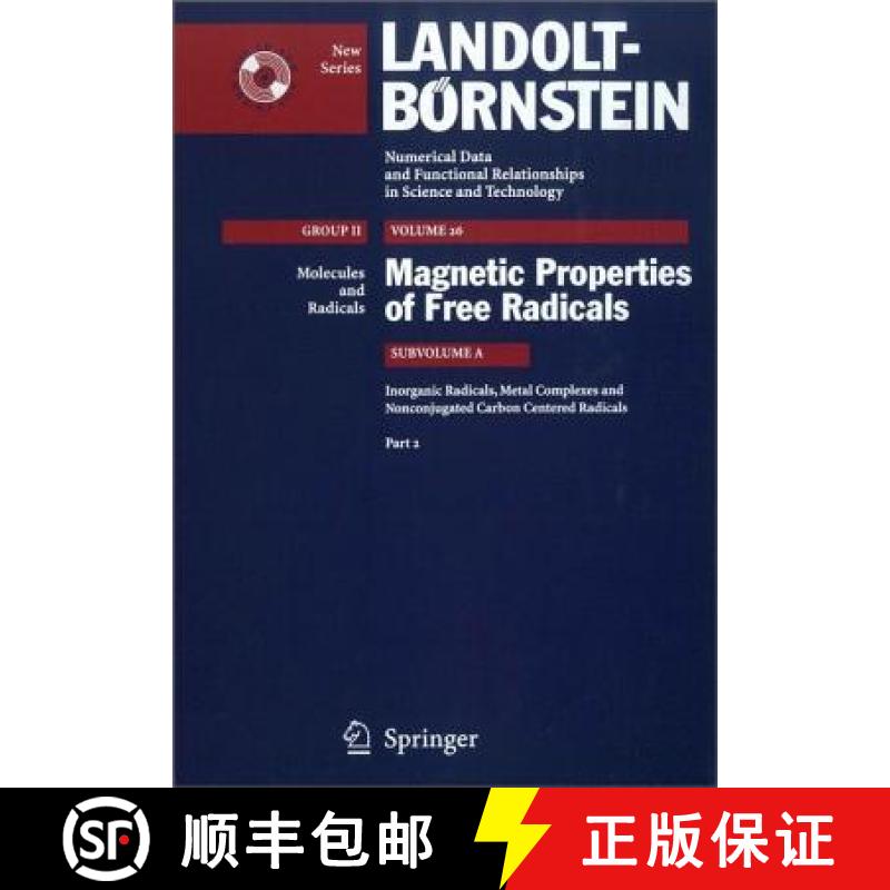 【2-3周达】Inorganic Radicals, Metal Complexes and Nonconjugated Carbon Centered Radicals 2 [9783540432777]