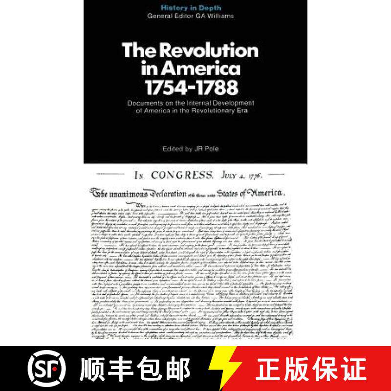 【3-4周达】The Revolution in America 1754-1788 : Documents and Commentaries [9780333102831]