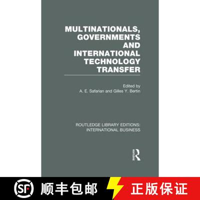 【3-4周达】Multinationals, Governments and International Technology Transfer (Rle International Busin... [9781138007925]