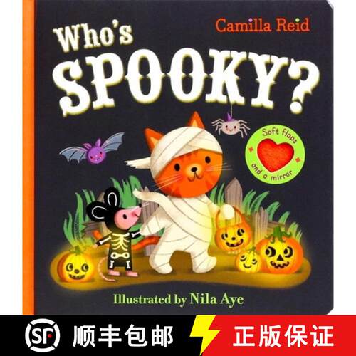 【3-4周达】Who's Spooky? (Interactive Board Book for Babies and Toddlers 0-3) [9781667212777]