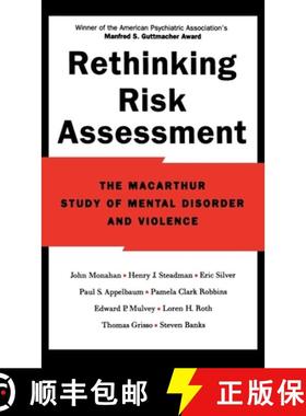 【3-4周达】Rethinking Risk Assessment: The MacArthur Study of Mental Disorder and Violence [9780195138825]