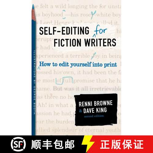【3-4周达】Self-Editing for Fiction Writers, Second Edition: How to Edit Yourself Into Print [9780060545697]