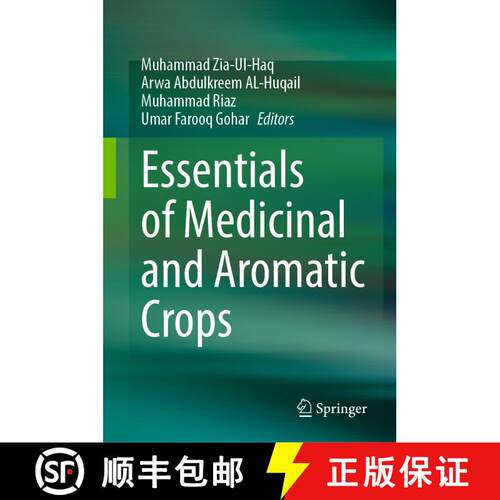 【3-4周达】精装 Essentials of Medicinal and Aromatic Crops [9783031354021]
