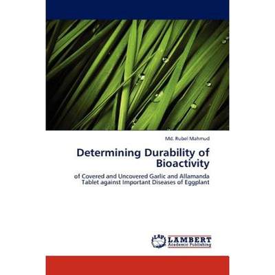 【4周达】Determining Durability of Bioactivity [9783845424514]