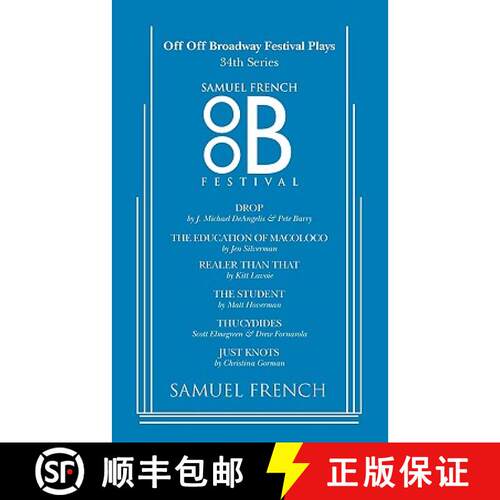 【3-4周达】Off Off Broadway Festival Plays, 34th Series [9780573697555]