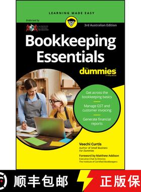 【3-4周达】Bookkeeping Essentials For Dummies, 3rd AustralianEdition (3rd Australian Edition) (3rd Au... [9780730384816]