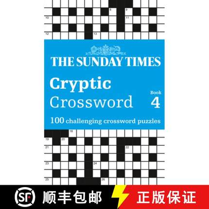 【3-4周达】The Sunday Times Cryptic Crossword Book 4: 100 Challenging Crossword Puzzles [9780008673116]