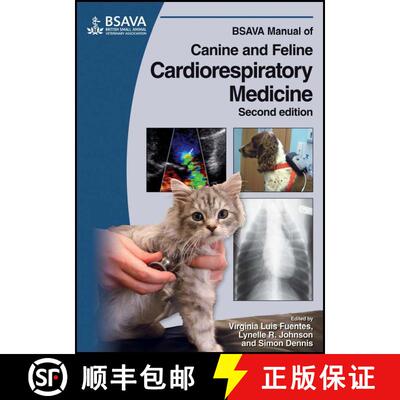 【3-4周达】Bsava Manual Of Canine And Feline Cardiorespiratory Medicine 2E [Wiley动物医学] [9781905319121]