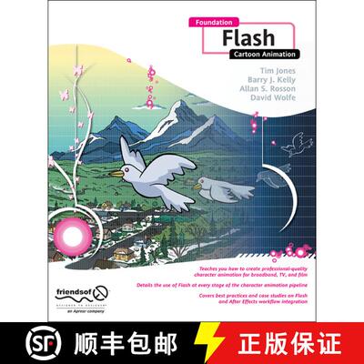 【3-4周达】Foundation Flash Cartoon Animation (1st ed.) [9781590599129]