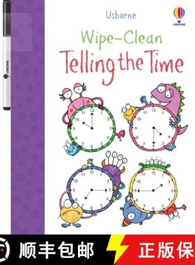 预订 Wipe-Clean Telling the Time [9781835405666]