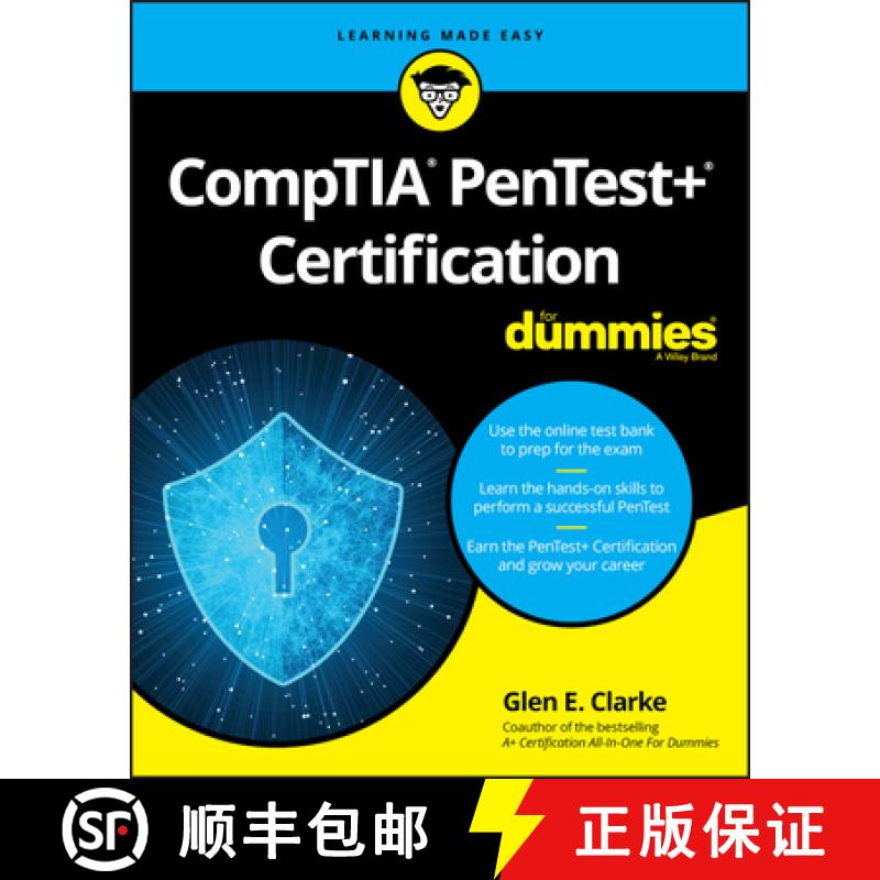 【2-3周达】Comptia Pentest+ Certification For Dummies [Wiley备考类] [9781119633556]