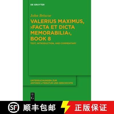 【3-4周达】Valerius Maximus, ＞Facta et dicta memorabilia [9783110763690]