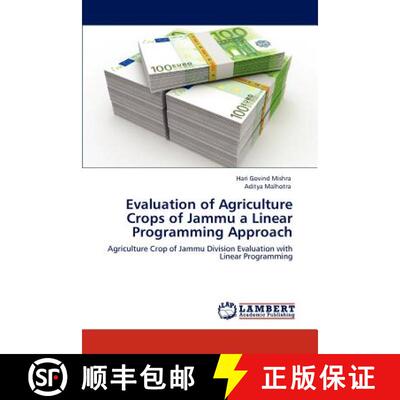 预订 Evaluation of Agriculture Crops of Jammu a Linear Programming Approach [9783845435756]