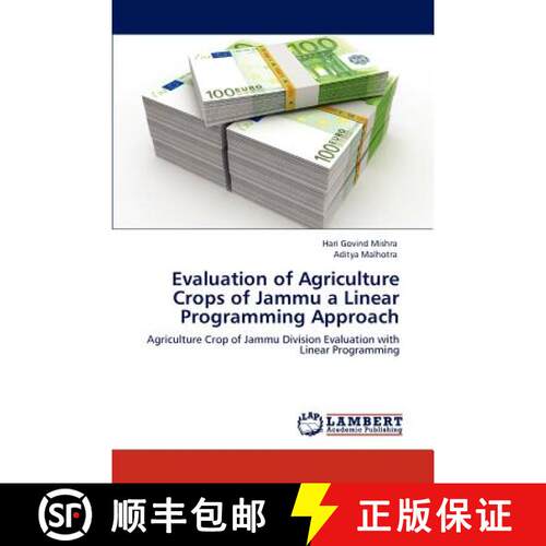 预订 Evaluation of Agriculture Crops of Jammu a Linear Programming Approach [9783845435756]