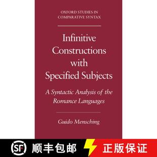 with the Languages Constructions Infinitive Analysis Subjects 4周达 9780195133035 Romance Specified Syntactic
