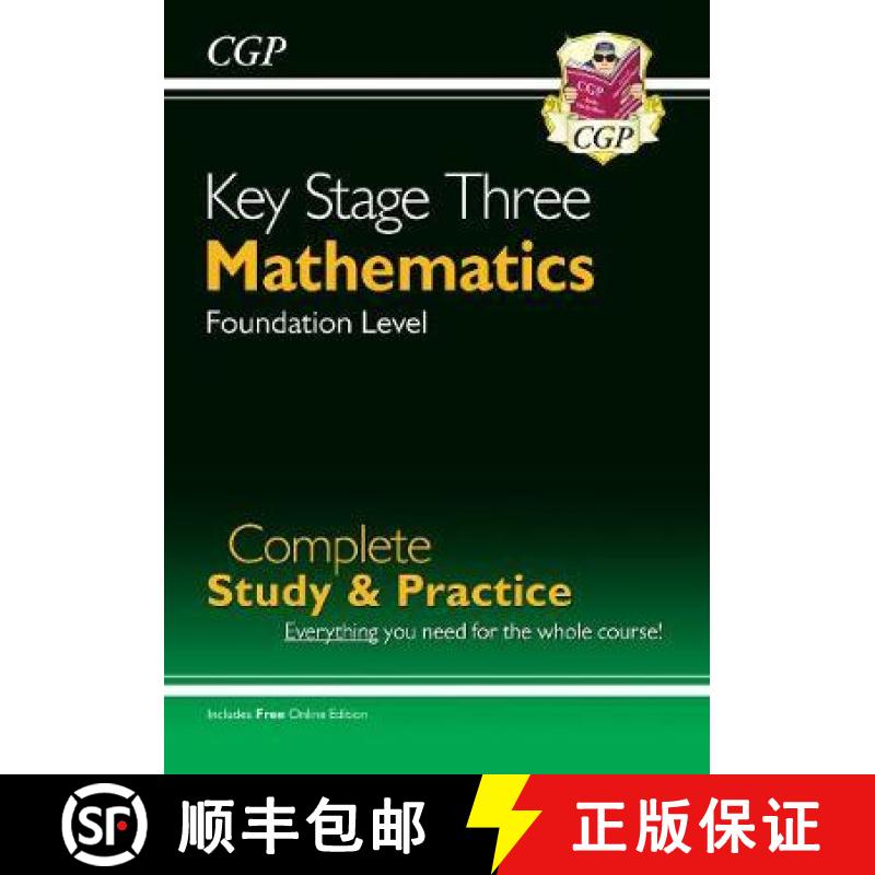 New KS3 Maths Complete Revision & Practice – Foundation (includes Online Edition, Videos & Quizzes) [9781789082449]