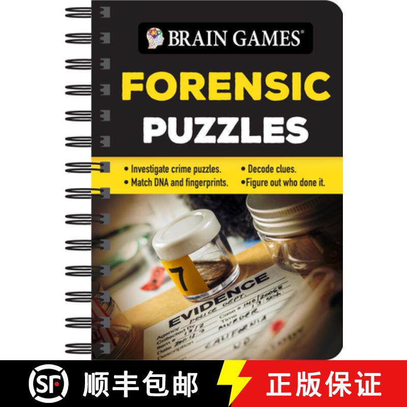 预订 Brain Games - To Go - Forensic Puzzles: Investigate Crime Puzzles - Match DNA and Fingerprints -... [9781645587729]