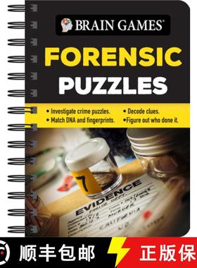 【3-4周达】Brain Games - To Go - Forensic Puzzles: Investigate Crime Puzzles - Match DNA and Fingerpr... [9781645587729]