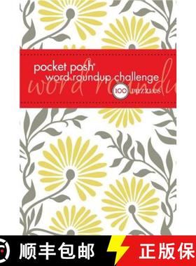 【3-4周达】Pocket Posh Word Roundup Challenge: 100 Puzzles [9781449433734]