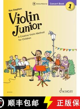 【3-4周达】Violin Junior: Concert Book 1: A Creative Violin Method for Children. Concert book 1. viol... [9783795715229]