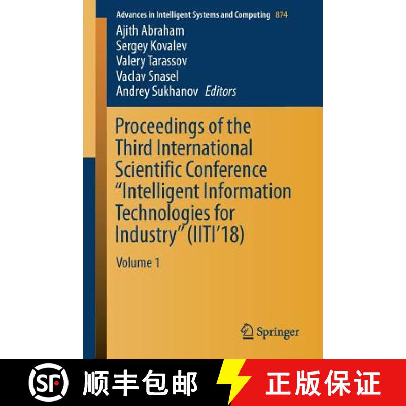 【3-4周达】Proceedings of the Third International Scientific Conference Intelligent Information Techn... [9783030018177]