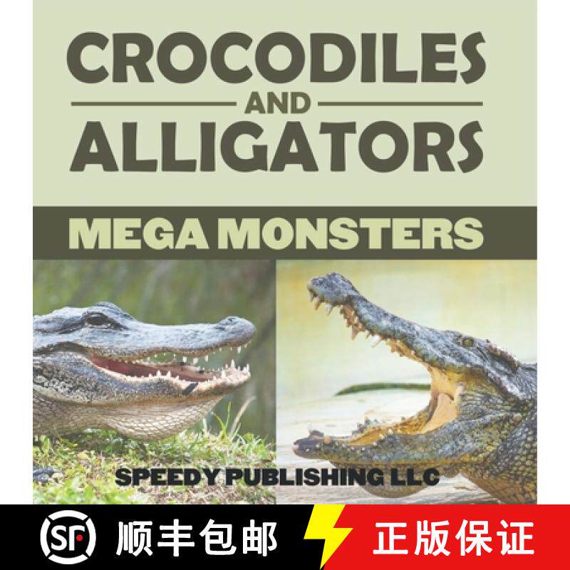 【3-4周达】Crocodiles And Alligators Mega Monsters [9798869456953]