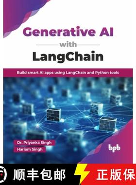 【3-4周达】Generative AI with LangChain: Build smart AI apps using LangChain and Python tools (Englis... [9789365896497]