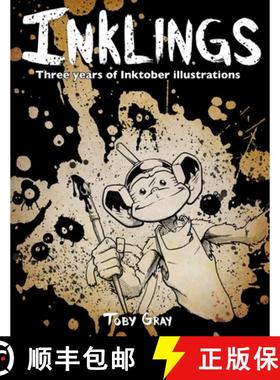 【3-4周达】Inklings: Three Years of Inktober Illustrations [9781733734714]