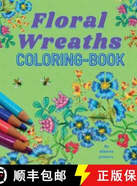 预订 Floral Wreaths Coloringbook [9789083266817]
