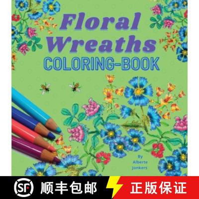 【3-4周达】Floral Wreaths Coloringbook [9789083266817]