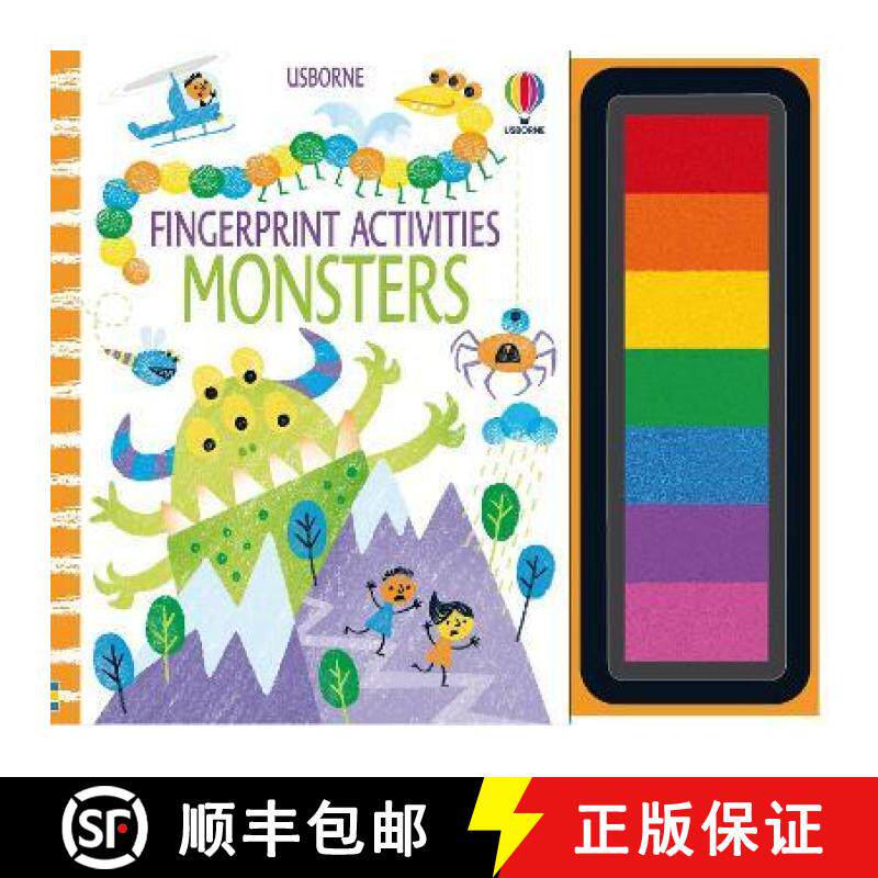 【3-4周达】Fingerprint Activities Monsters [9781474996013]