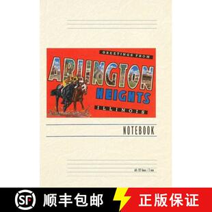 Heights 9798385414710 Vintage Greetings from Notebook 4周达 Lined Illinois Arlington