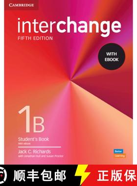 【3-4周达】Interchange Level 1b Student's Book with eBook [With eBook] [9781009040488]