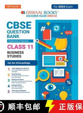 预订 Oswaal CBSE Chapterwise & Topicwise Question Bank Class 11 Business Studies Book (For 2023-24 Exam) [9789356349254]