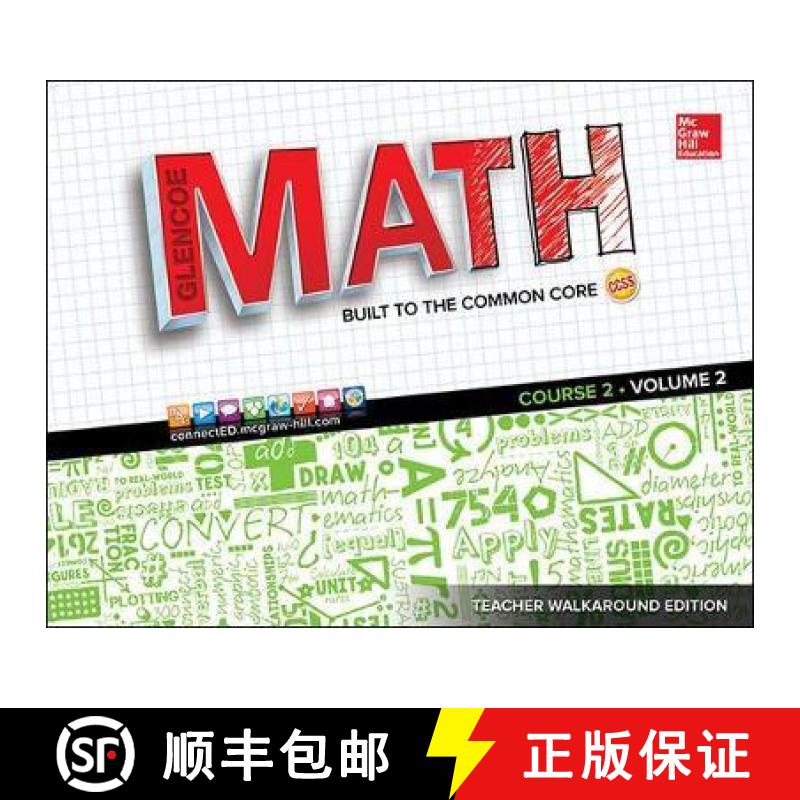 【3-4周达】Glencoe Math, Course 2, Teacher Walkaround Edition, Volume 2 [9780076786879]