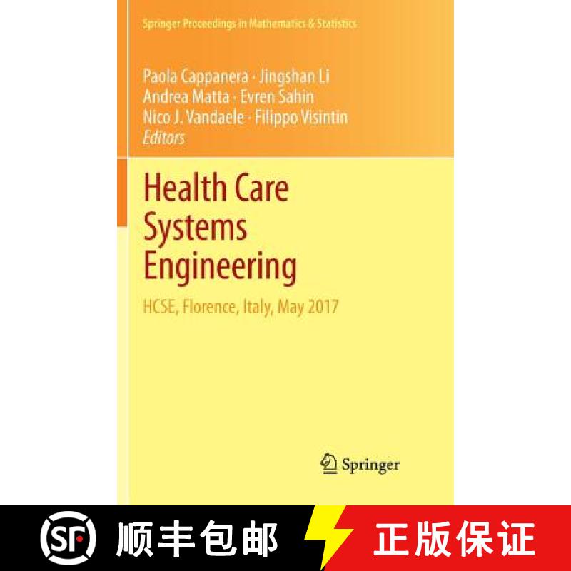 【3-4周达】Health Care Systems Engineering : HCSE, Florence, Italy, May 2017 [9783319881881]