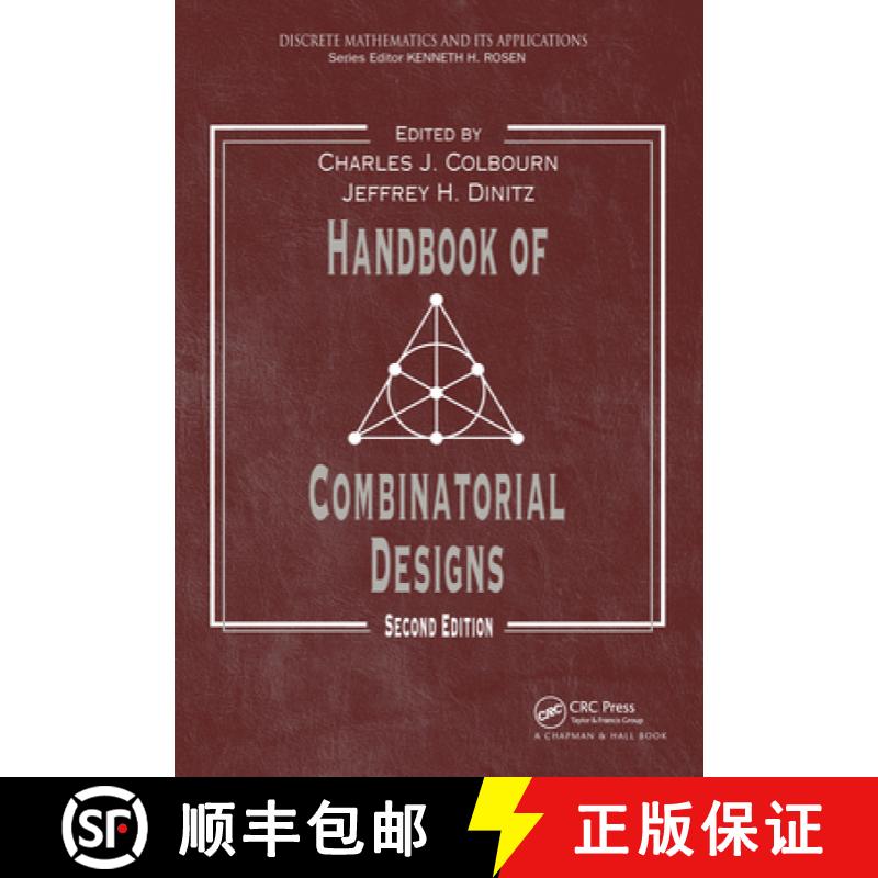 【3-4周达】Handbook of Combinatorial Designs [9781584885061]