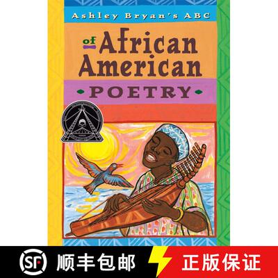 【3-4周达】精装 Ashley Bryan's ABC of African American Poetry [9780689812095]