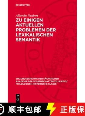 预订 Zu Einigen Aktuellen Problemen Der Lexikalischen Semantik [9783112712542]