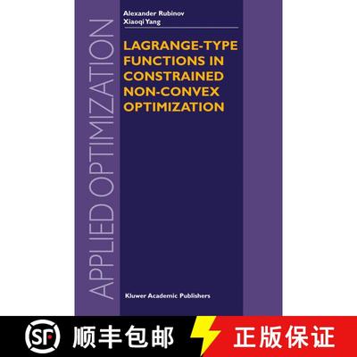 【3-4周达】Lagrange-type Functions in Constrained Non-Convex Optimization [9781402076275]