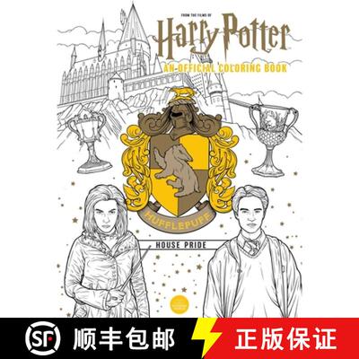【3-4周达】Harry Potter: Hufflepuff House Pride: The Official Coloring Book: (Gifts Books for Harry P... [9781647224608]
