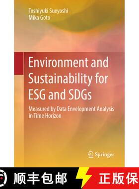 【3-4周达】Environment and Sustainability for Esg and Sdgs: Measured by Data Envelopment Analysis in ... [9789819624638]