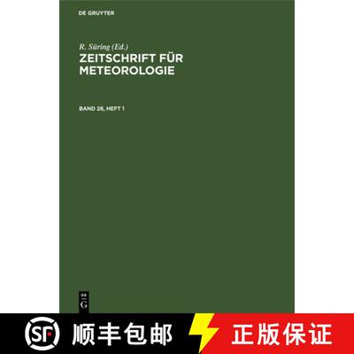 【3-4周达】精装 Zeitschrift für Meteorologie. Band 28, Heft 1 [9783112557457]